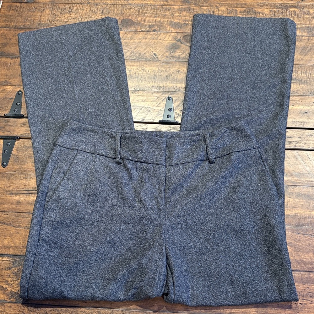 Axcess Gray Women's Stretch Metro Fit Trouser Pants Size 8